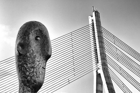 He and the Bridge by Oleg Dashkov